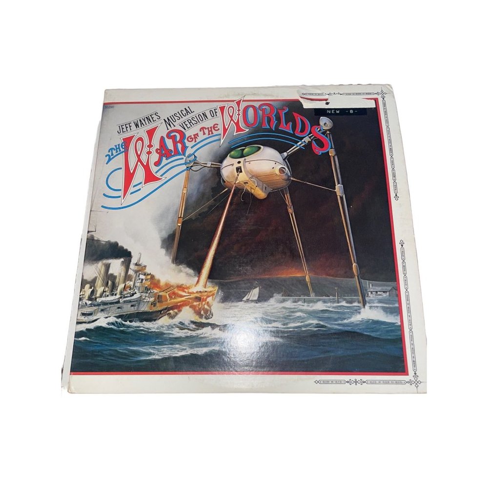 JEFF WAYNE'S THE WAR OF THE WORLDS DOUBLE ALBUM 1978 W/BOOKLET